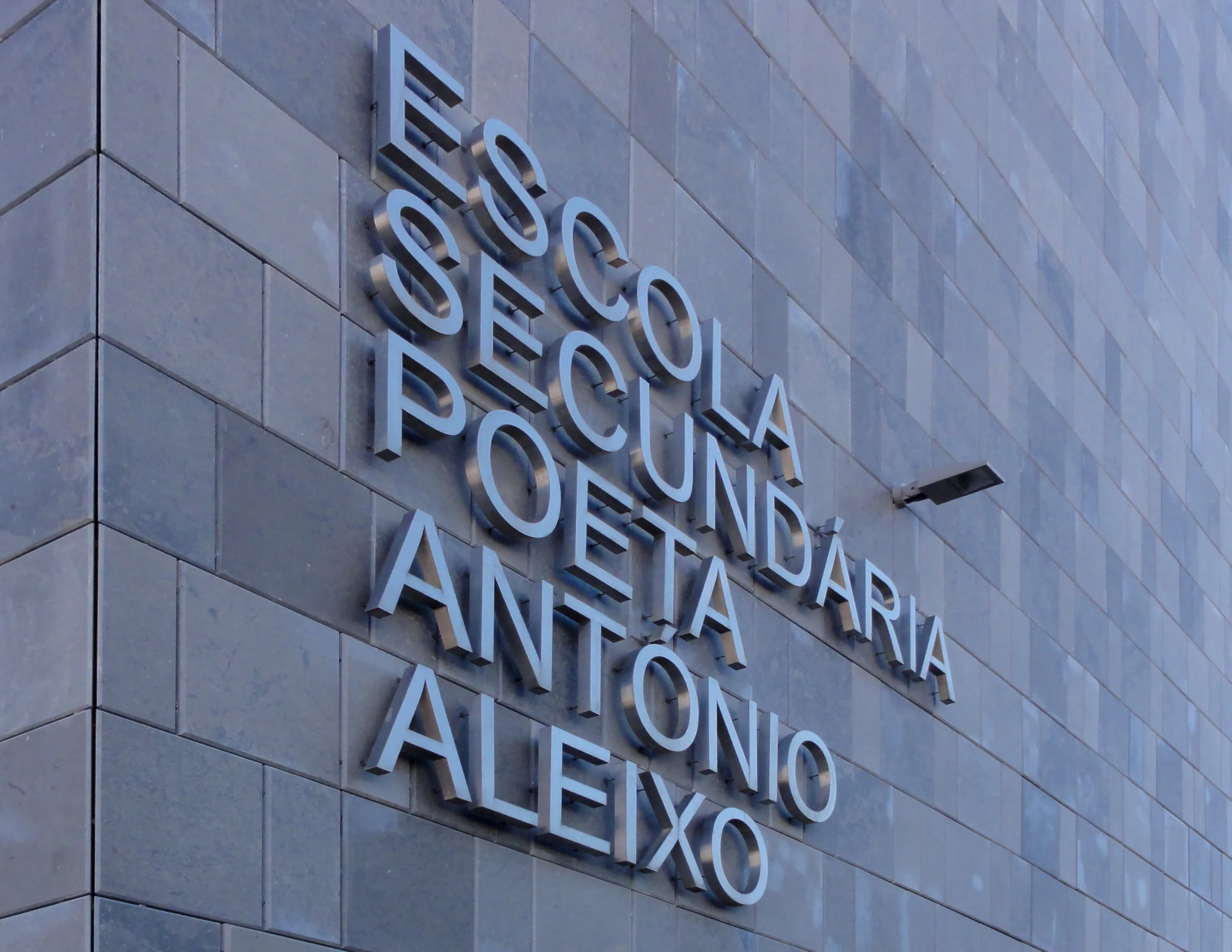 Recuperação da Escola Secundária Poeta António Aleixo